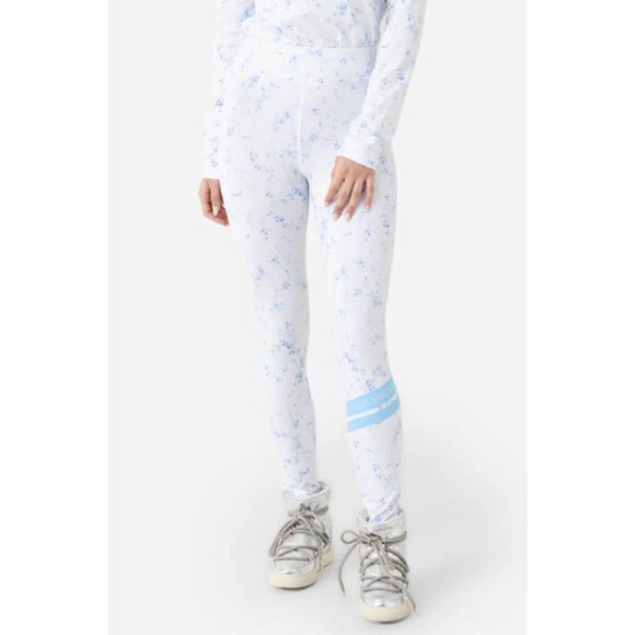 Bogner Fire & Ice LoveShackFancy Leggings Floral Love Base Pants Leggings Large - Picture 1 of 4